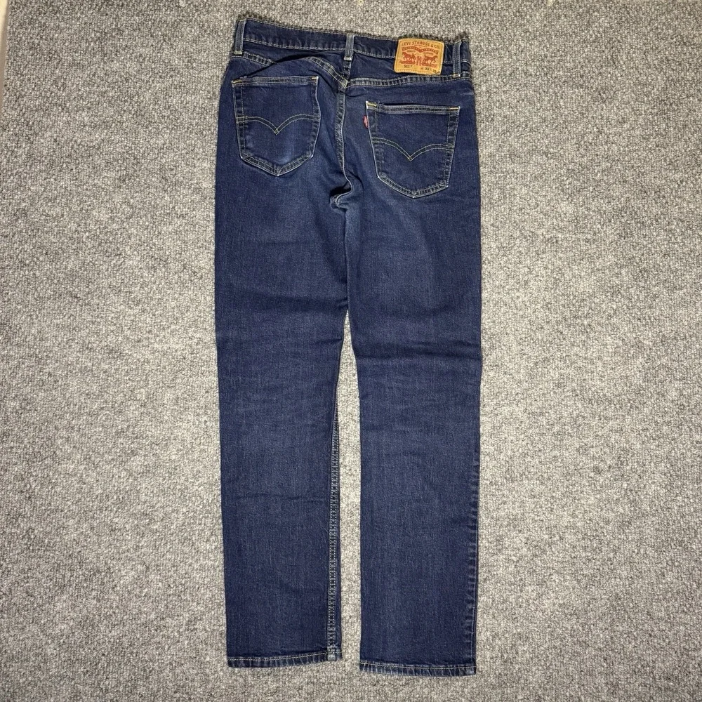 Levi's 511 Slim Fit Jeans Low Rise Dark Wash Blue Men's‎ Size 33x32 Fit 31X30